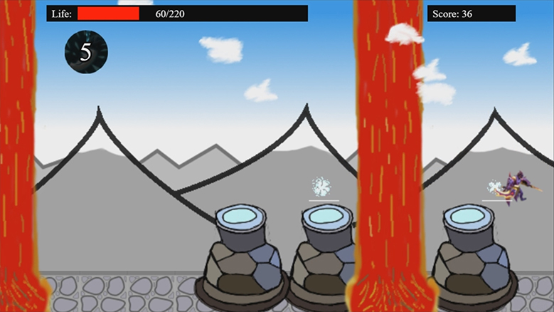 Don't Burn title screen